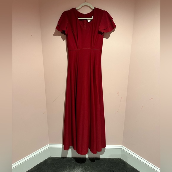 Vintage Dresses & Skirts - Southeastern, vintage, red maxi dress